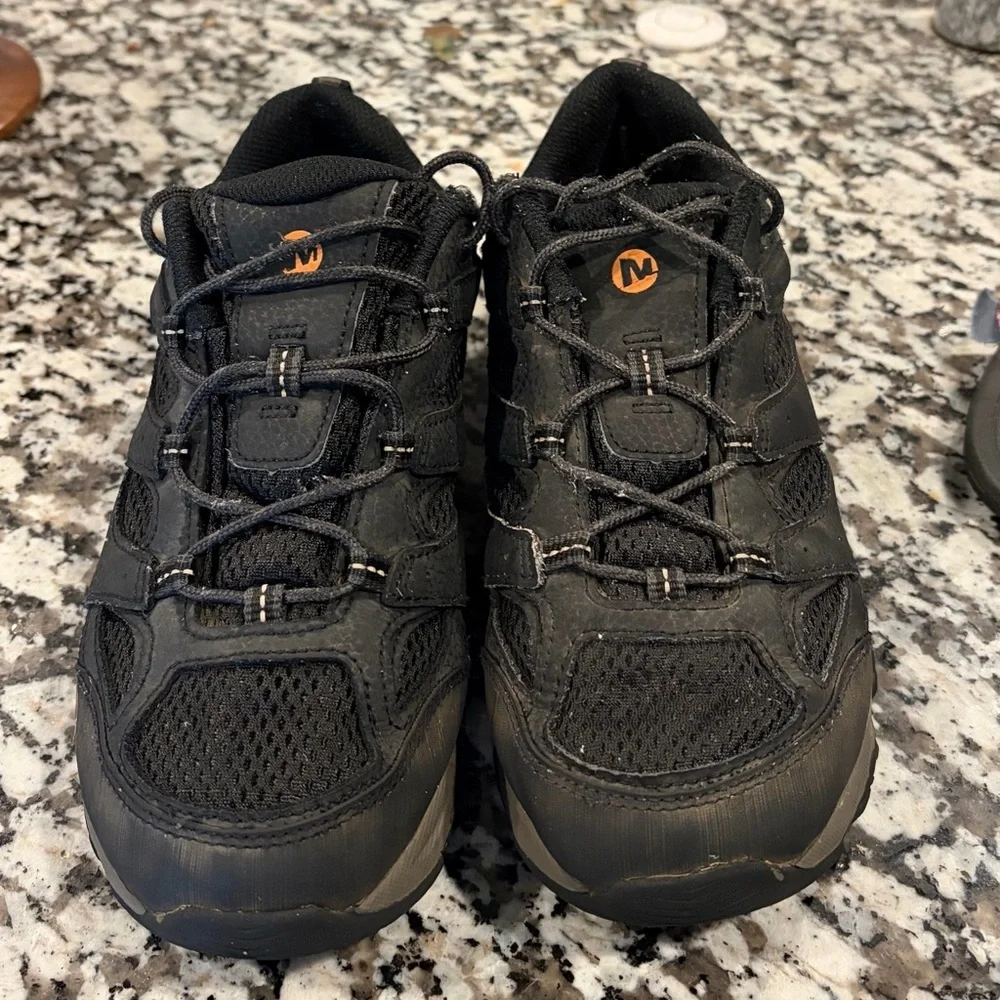 Merrell Moab 3 Mid Boots Shoes Hiking Waterproof Outdoor Black Kids